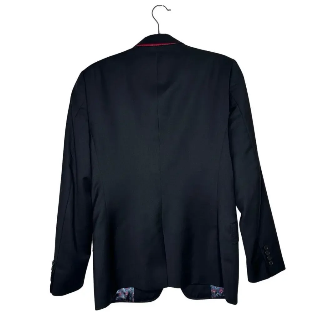 Ted Baker Blazer Jacket Men’s Black Size 38R